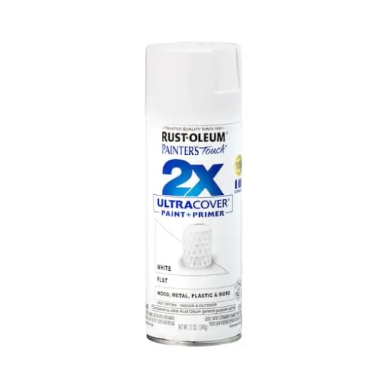 Rust-Oleum® Painter's Touch® 2X Ultra Cover® Flat White Spray Paint & Primer {11}