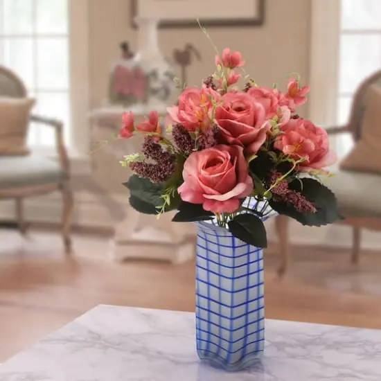 Pink Rose & Mini Flower Bundle {4}