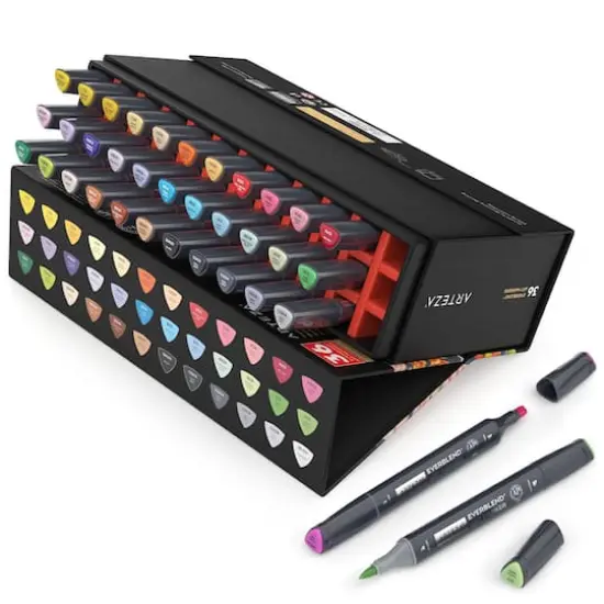 Arteza® EverBlend™ Ultra 36 Color Tropical Tones Dual Tip Art Marker Set {3}