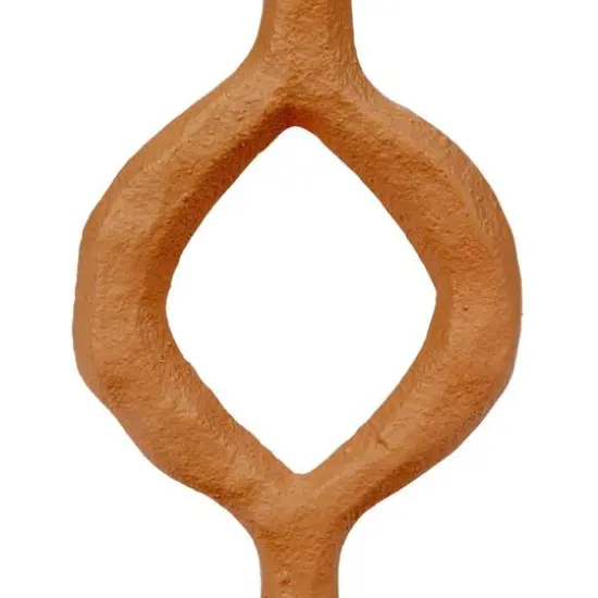 Hello Honey&reg; 7.5" Small Tan Decorative Cast Metal Taper Candle Holder {7}