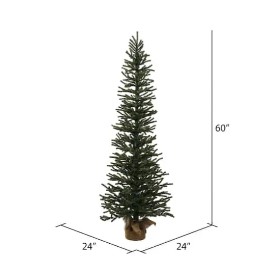 5ft. Unlit Mini Pine Artificial Christmas Tree {4}