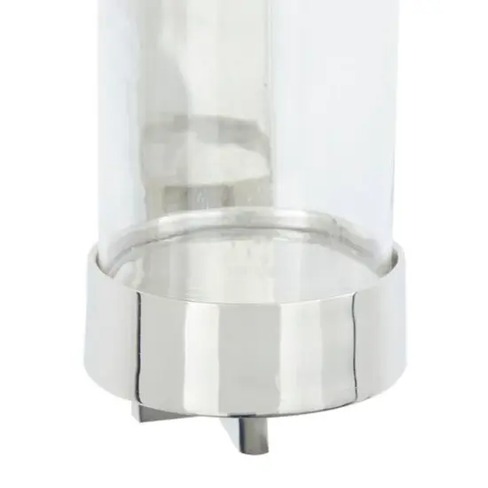 Silver Aluminum Contemporary Wall Sconce, 16" x 5" x 7" {4}