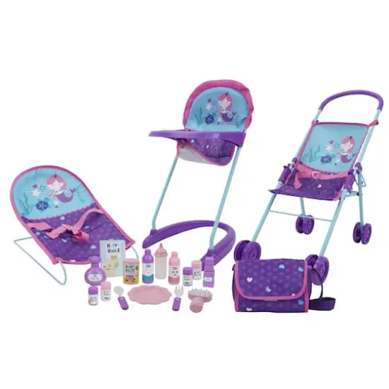 509 Crew Mermaid 19-Piece Travel Feed Sleep n' Play Set {1}