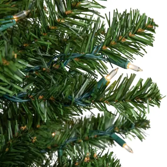 6ft. Pre-Lit Balsam Pine Artificial Christmas Tree, Clear Lights {5}