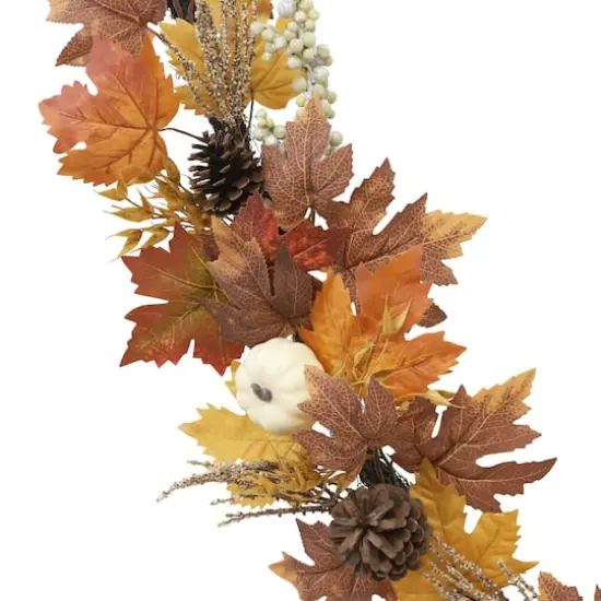 6ft. Maple Leaves & Pumpkin Garland by Ashland&reg; {3}