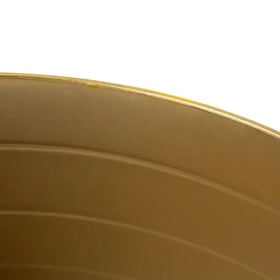 Glitzhome&reg; 22" Gold Metal Tree Collar {6}