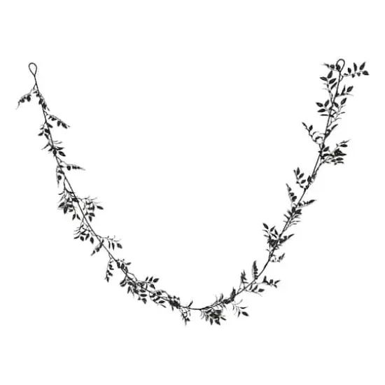 5ft. Black Leaves Coiled Garland by Ashland&reg; {1}