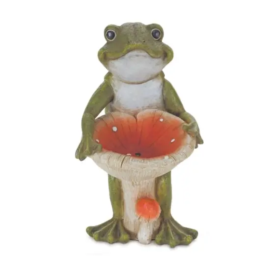 Garden Frog with Mushroom Set {4}