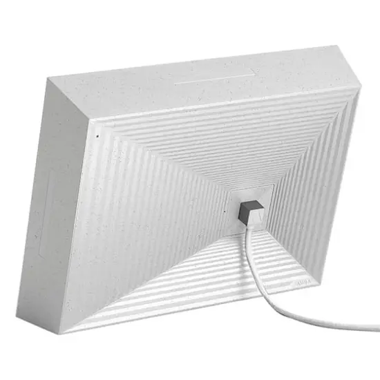 Aura Frames Mason White Quartz 10" x 8" Digital Photo Frame {5}