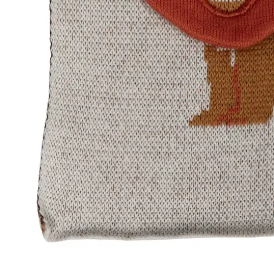 Hello Honey&reg; Lion Print Cotton Knit Baby Blanket {7}