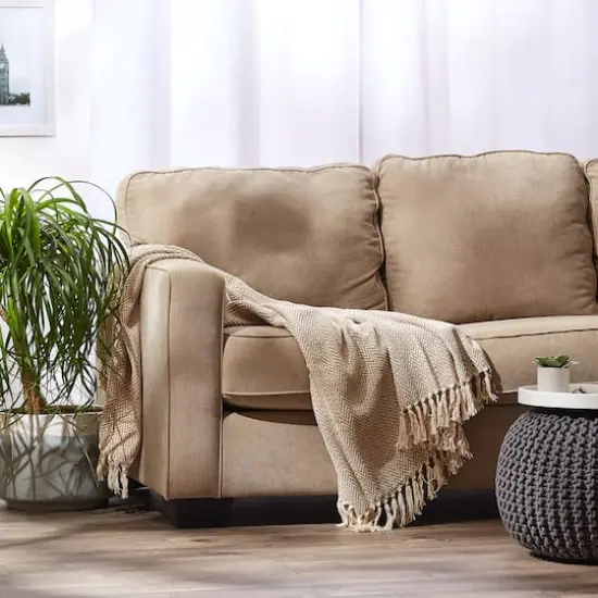 DII&reg; Handloom Chevron Throw Stone {5}