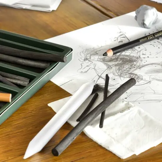 Faber-Castel Pitt Charcoal 24-Piece Set {5}