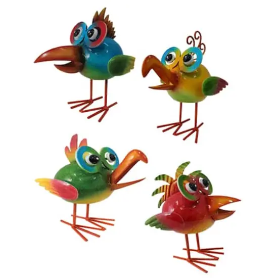 Santa's Workshop 8" Iron Baby Jungle Birds Set {1}
