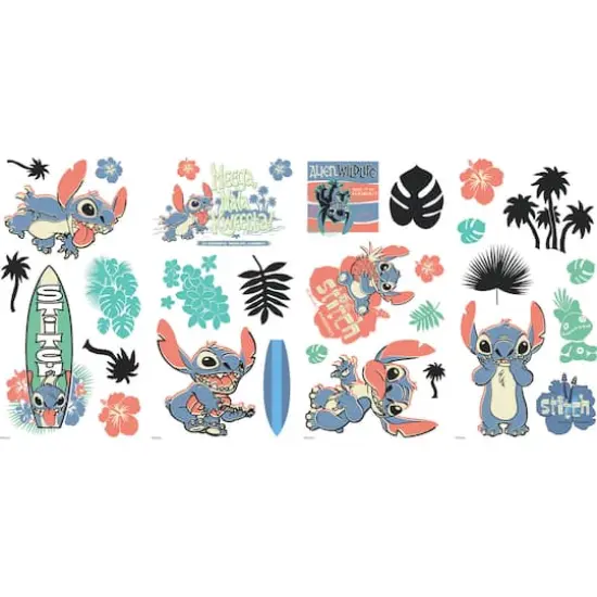 RoomMates Stitch Surf's Up Peel & Stick Wall Decals {7}