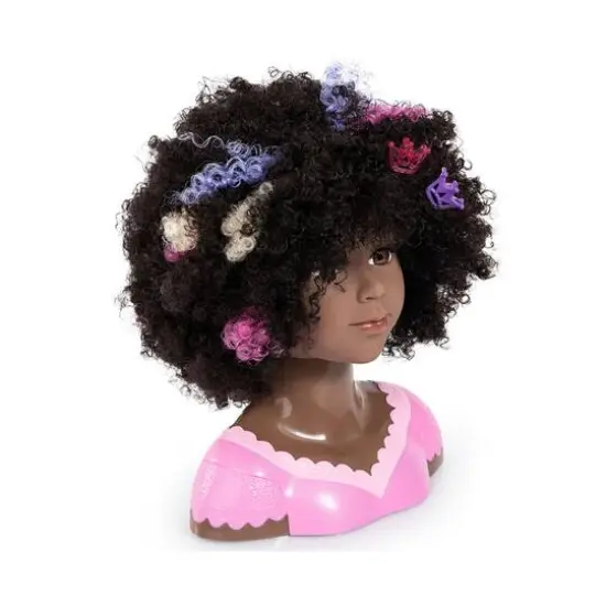 Bayer Design Charlene Super Model Curly Haired Styling Head with Makeup {4}
