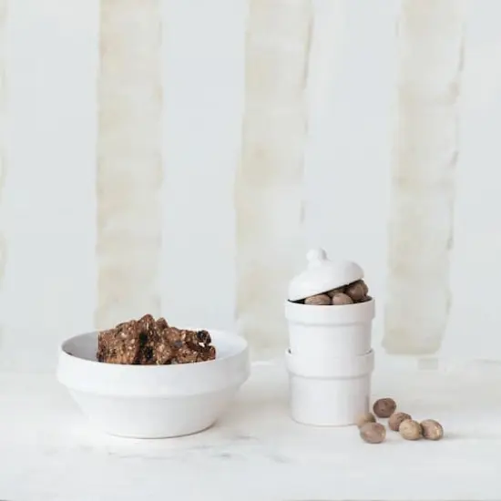 Hello Honey&reg; 6.5" Classic Elegance Antique White Stoneware Bowls, 4ct. {3}