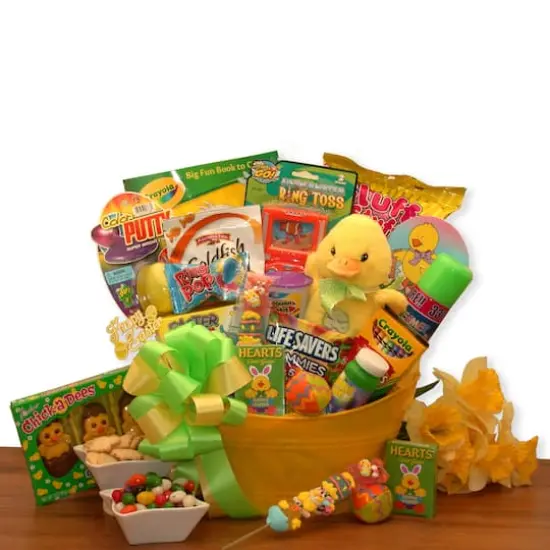 Easter Sunshine Little Duckling Gift Pail {1}