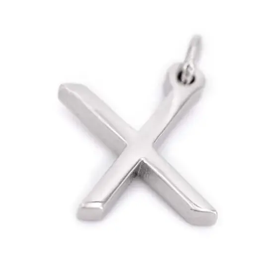 Sterling Silver Alphabet Charm by Bead Landing&trade; X {6}