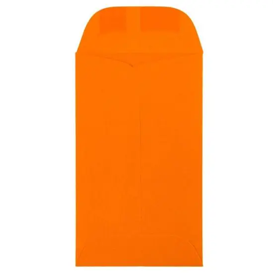 JAM Paper Colored #3 Coin Business Envelopes, 50ct. Orange {4}