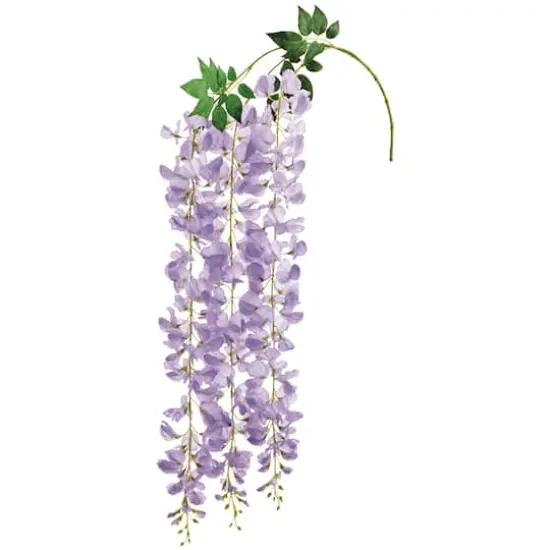 Amethyst Wisteria Hanging Spray {1}