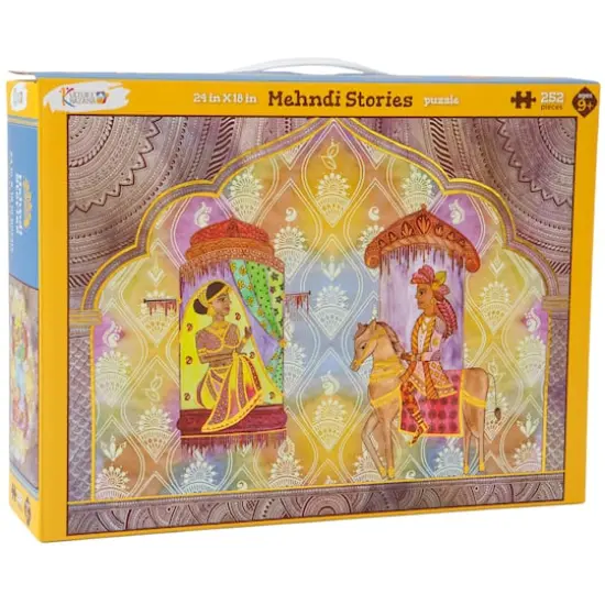 Kulture Khazana Mehndi Stories Henna 252 Piece Jigsaw Puzzle {5}