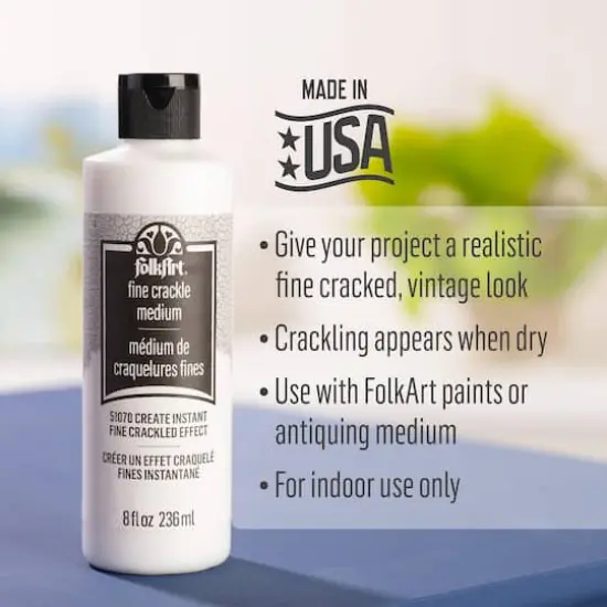 FolkArt&reg; Fine Crackle Medium {3}