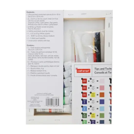 8" x 10" Waterfall Canvas Painting Kit by Craft Smart&reg; {6}