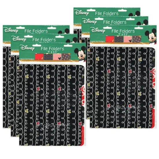 Disney&reg; Mickey Color Pop! File Folders, 6 Packs of 4 {1}