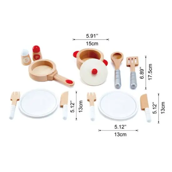Hape Cook & Serve Kitchen Playset {5}