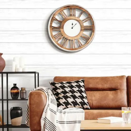 RoomMates Shiplap Peel & Stick Wallpaper White/Gray {7}