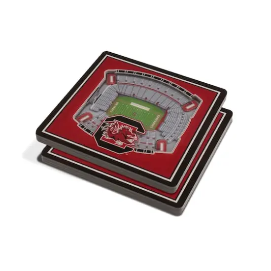 NCAA 3D StadiumView Coasters South Carolina Gamecocks {1}
