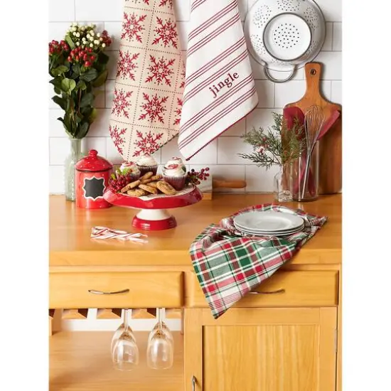 DII&reg; Assorted Jingle Dishtowel Set {11}