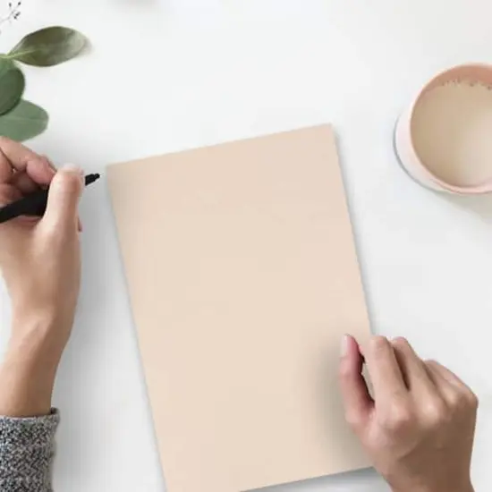 JAM Paper 8.5" x 11" Parchment Cardstock, 50 Sheets Natural {5}