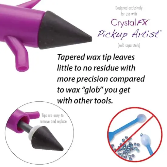 The Beadsmith&reg; CrystalFX&reg; Pickup Artist&reg; Replacement Tips, 2ct. {4}