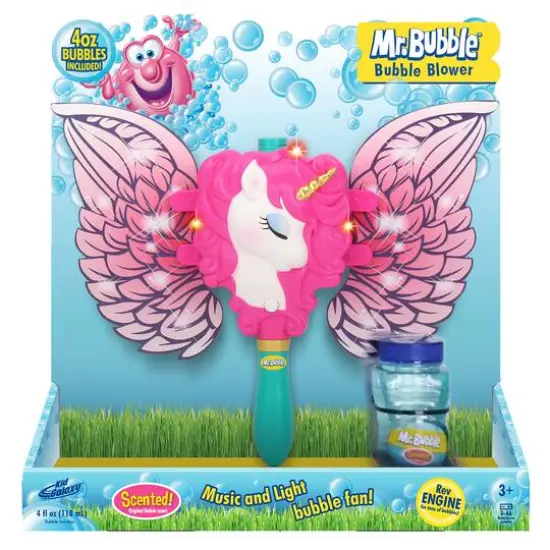Kid Galaxy&reg; Mr. Bubble&reg; Pink Unicorn Bubble Blower {6}
