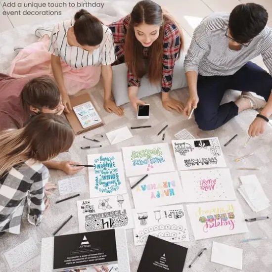 Arteza Experience Box 85 Piece Calligraphy and Lettering Party Kit {6}