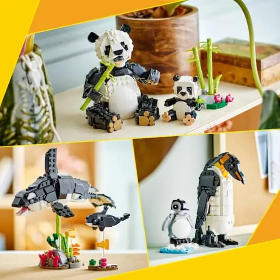 LEGO&reg; Creator 3in1 Wild Animals: Panda Family Toy Playset 31165 {6}