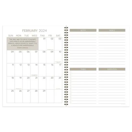 TF Publishing 2024 Black & Tan Large Planner {3}