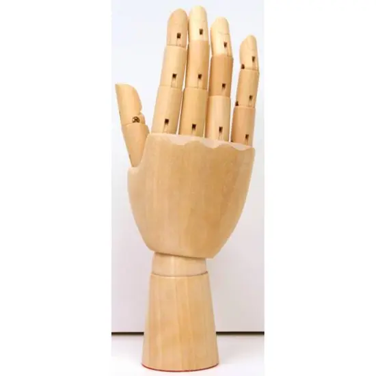 Art Alternatives 7" Articulated Wooden Right Hand {5}