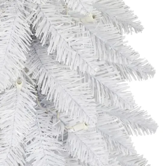 4ft. Pre-Lit White Artificial Alpine Pencil Tree, Clear Lights {6}