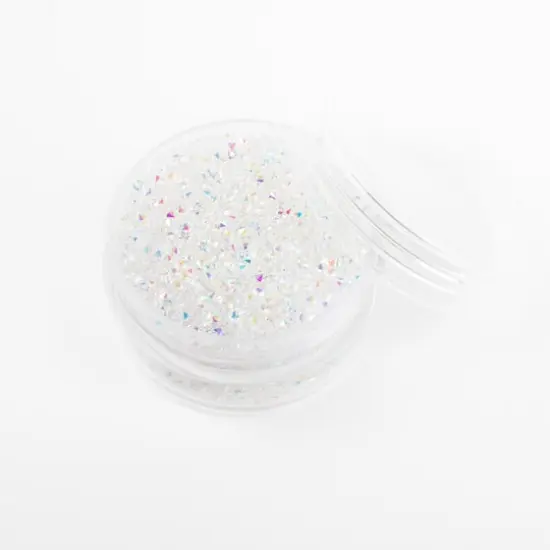 1.2mm Glass Micro Rhinestones by Bead Landing&trade;, 0.7oz. Clear AB {4}