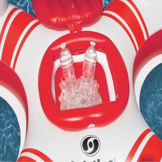 Swimline 88" Super Chill Swimming Pool Duo Inner Tube with Cooler {7}