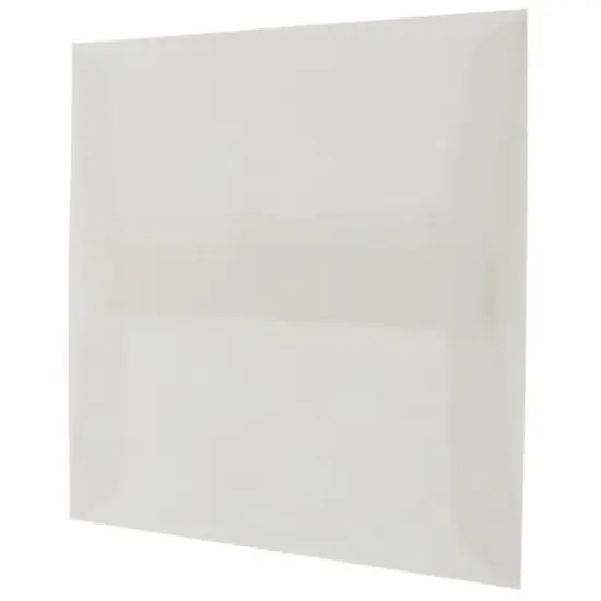 JAM Paper A6 Translucent Vellum Envelopes, 25ct. Platinum Silver {4}