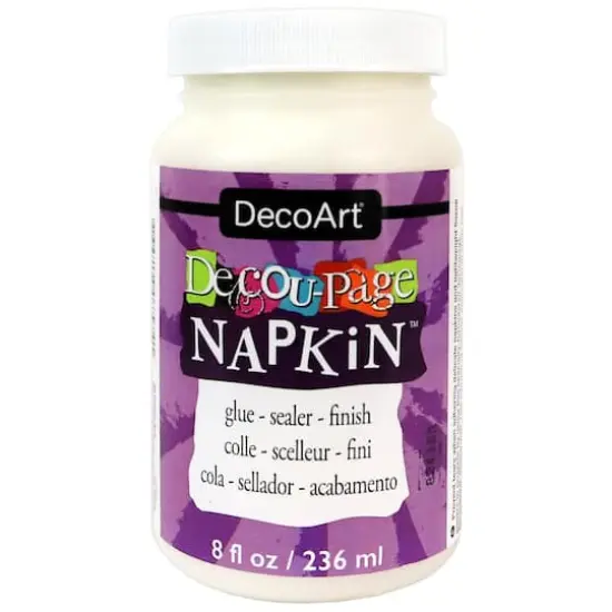 DecoArt&reg; Decoupage Napkin&trade; Glue & Sealer, 8oz. {2}