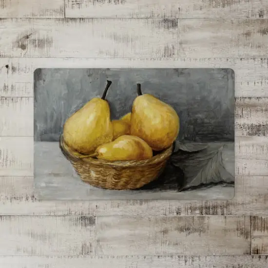 Painterly Pears Floor Mat {3}