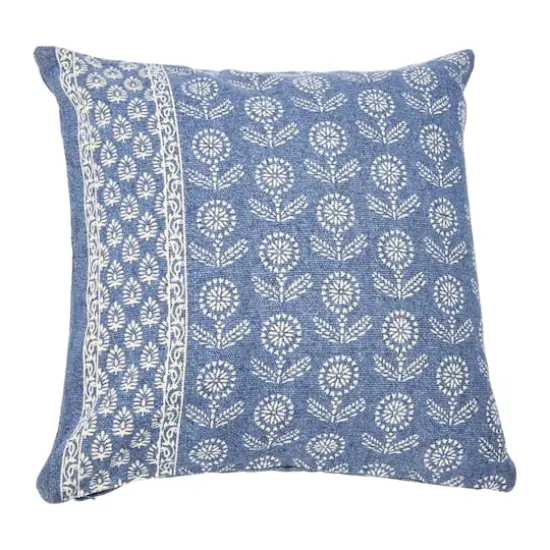 Hello Honey&reg; 20" Square Floral Fields Pillow Cover Blue {1}
