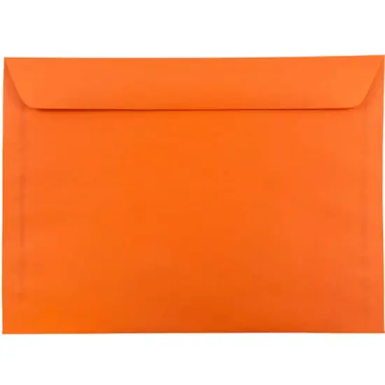 JAM Paper 9" x 12" Booklet Envelopes, 25ct. Orange {1}
