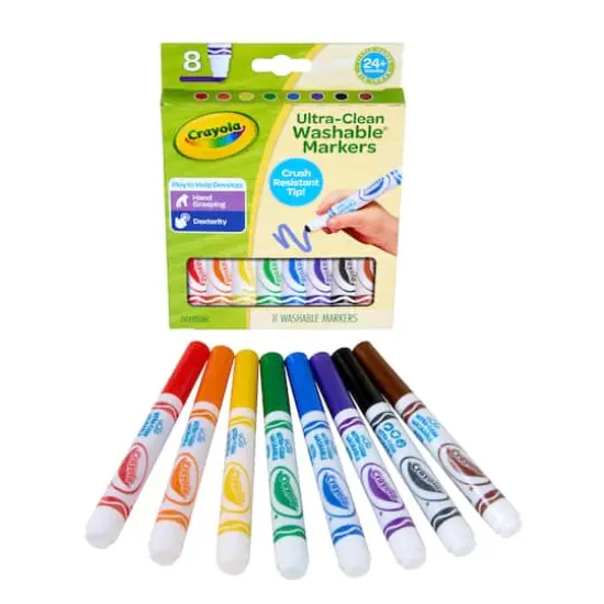 Crayola&reg; 8 Color Washable Toddler Markers {3}