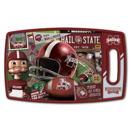 College Retro Series Cutting BoardMississippi State Bulldogs {1}