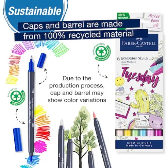 Faber-Castell&reg; Kawaii Goldfaber Sketch Markers {5}